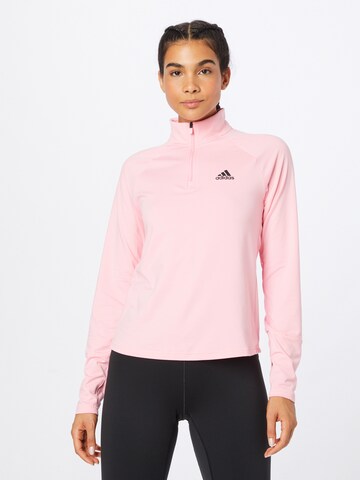 T-shirt fonctionnel ADIDAS SPORTSWEAR en rose : devant