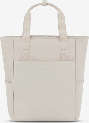 Kapten & Son Rucksack 'Lindby' in Beige: predná strana