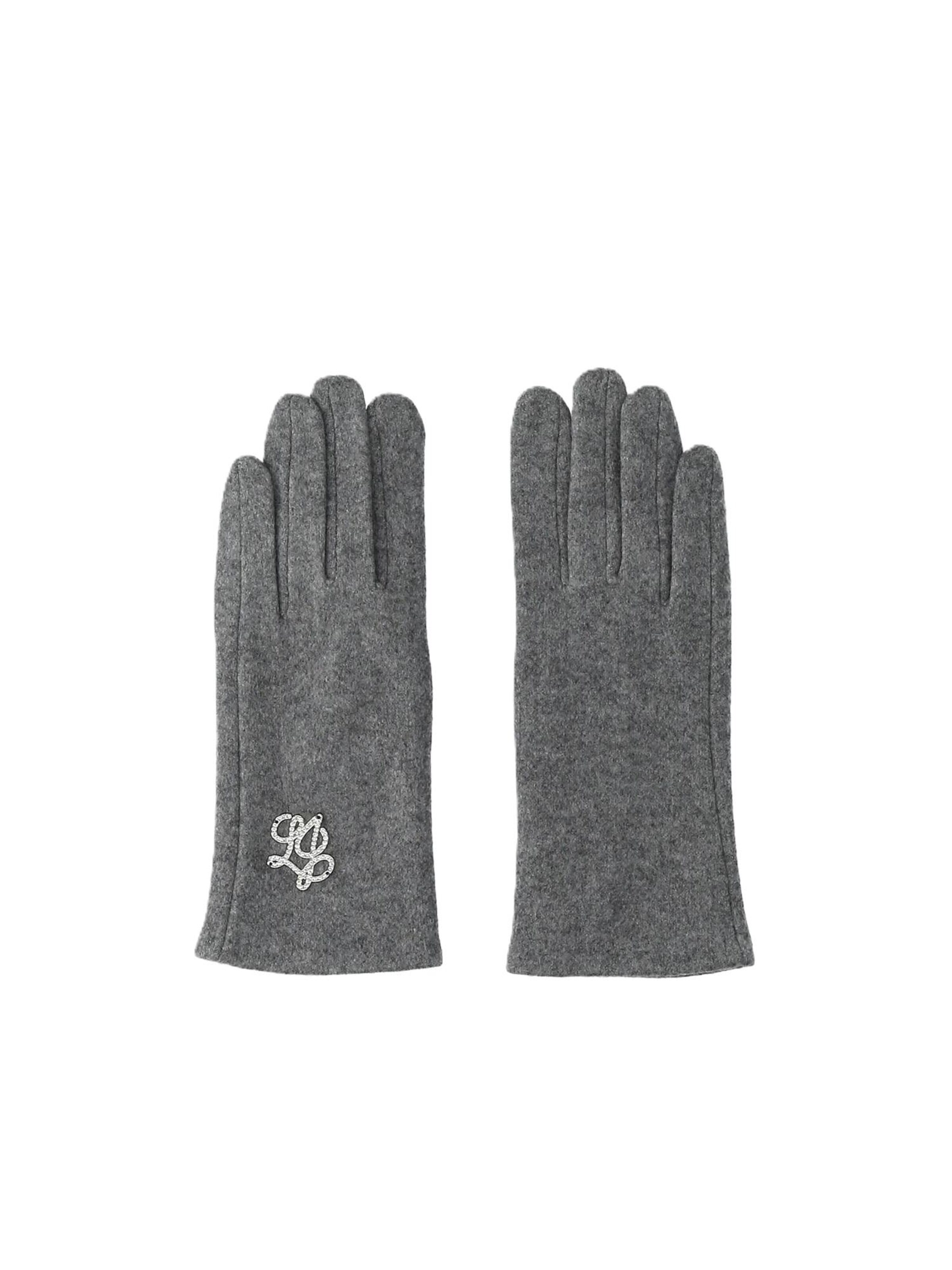 Liu Jo Fingerhandschuhe‌‌‌‌‌‌ in Grau: Vorderseite