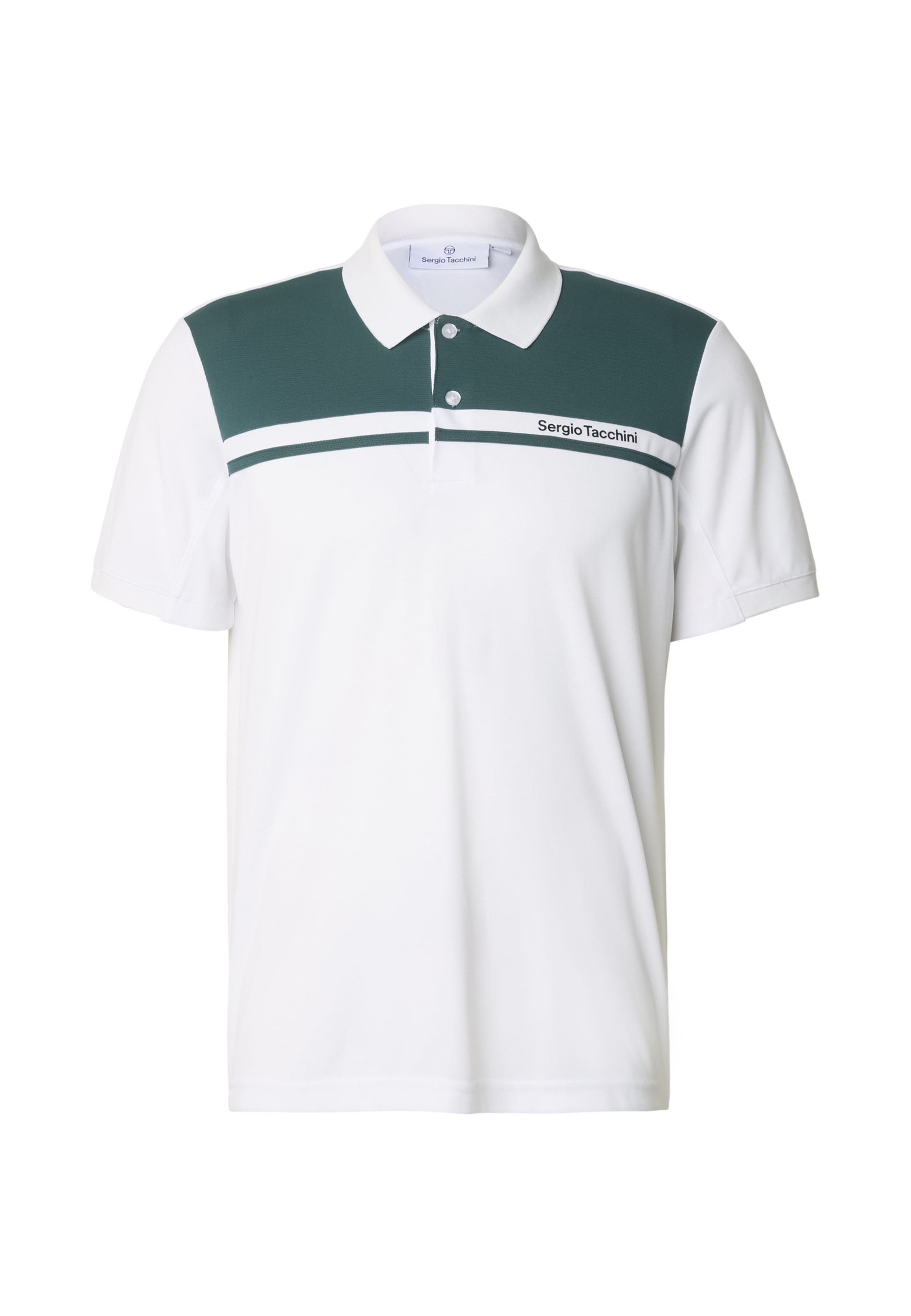 Sergio Tacchini Shirt 'Riflesso' in Wit: voorkant