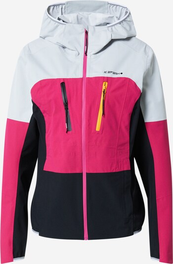 ICEPEAK Veste outdoor 'DAZEY' en jaune / gris clair / canneberge / noir, Vue avec produit