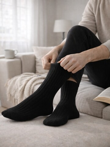 NERS Socks 'Wool Nordic' in Black