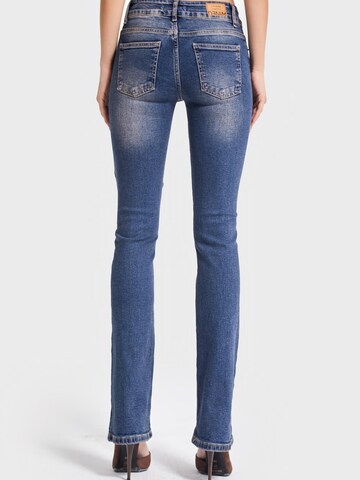 IT'S BASIC Regular Jeans in Blauw