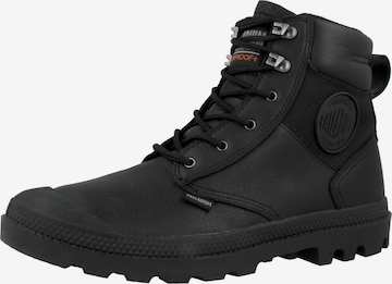 Palladium Lace-Up Boots 'Pampa' in Black: front