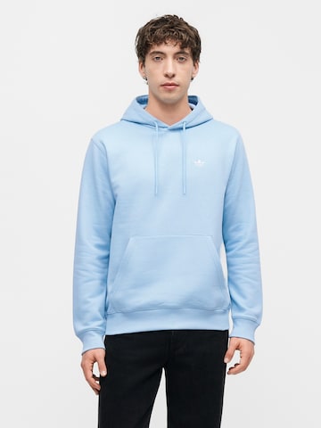 Sweat-shirt 'Trefoil Essentials' ADIDAS ORIGINALS en bleu : devant