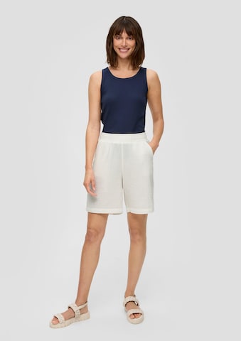 s.Oliver - Pierna ancha Pantalón en beige