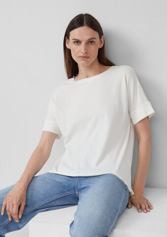 T-shirt s.Oliver en beige : devant