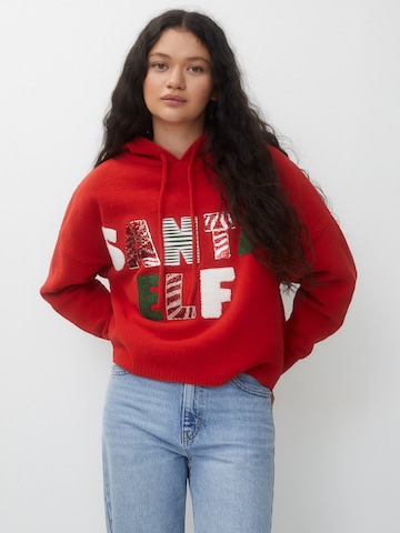 Pull&Bear Pullover in Rot: predná strana