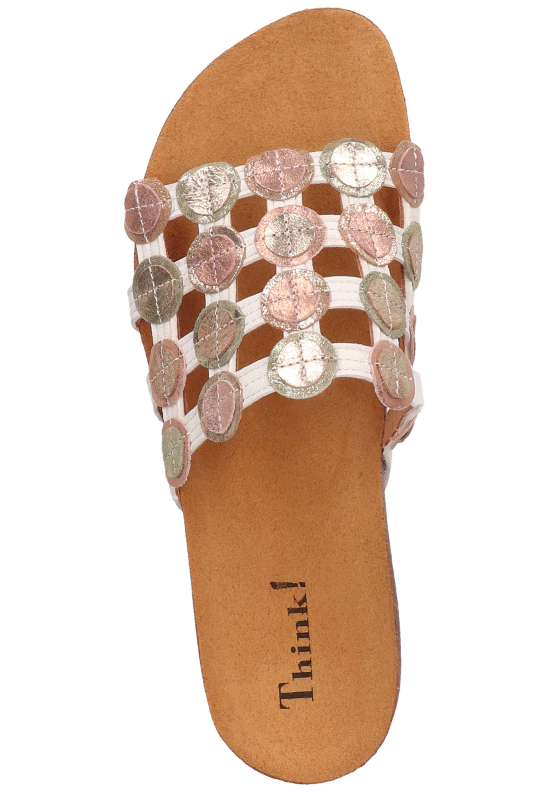 THINK! Pantolette 'Julia' in Weiß