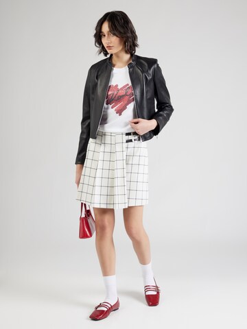 Karl Lagerfeld Koszulka 'HEARTS' w kolorze biały