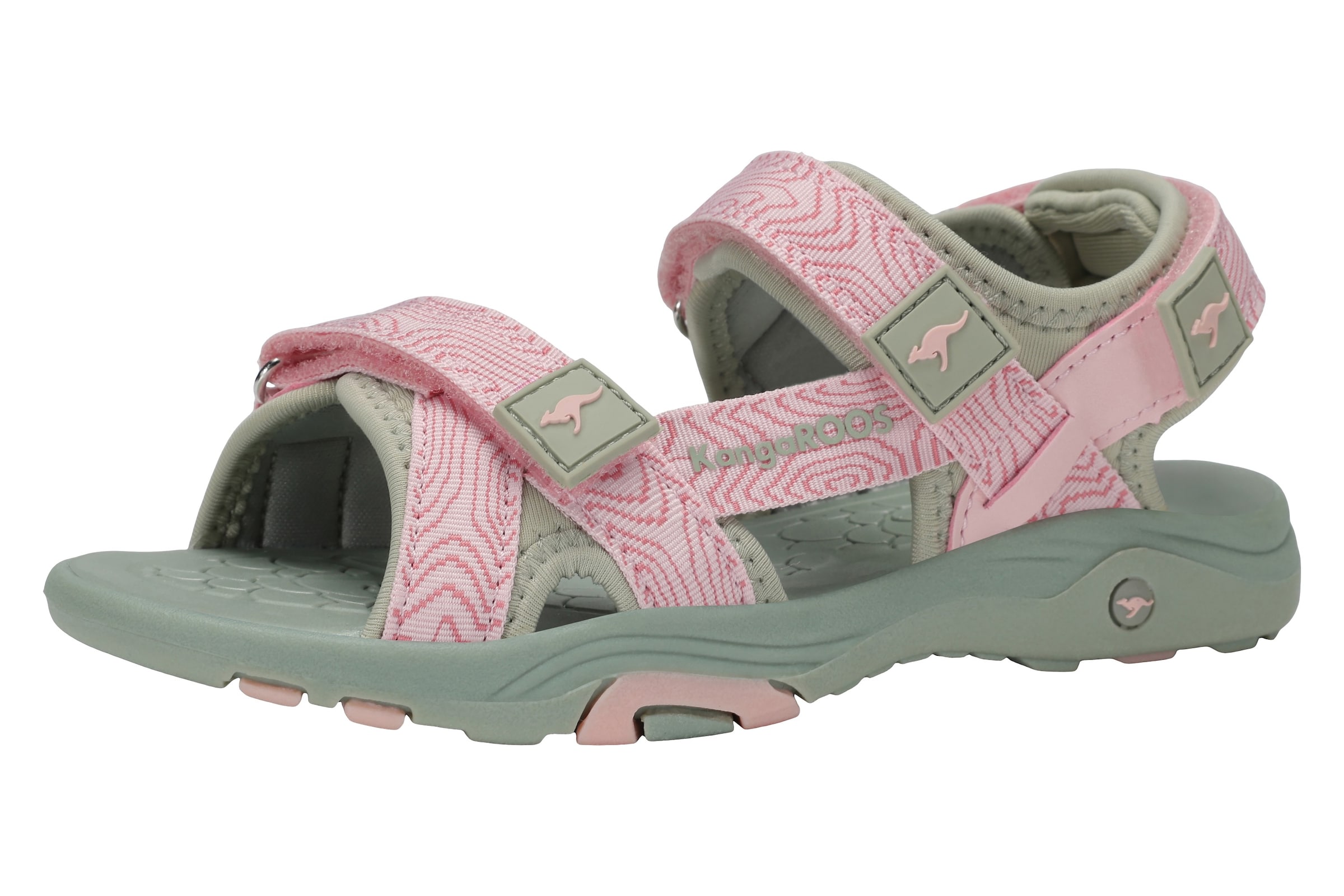 KangaROOS Sandals & Slippers in Pink: front