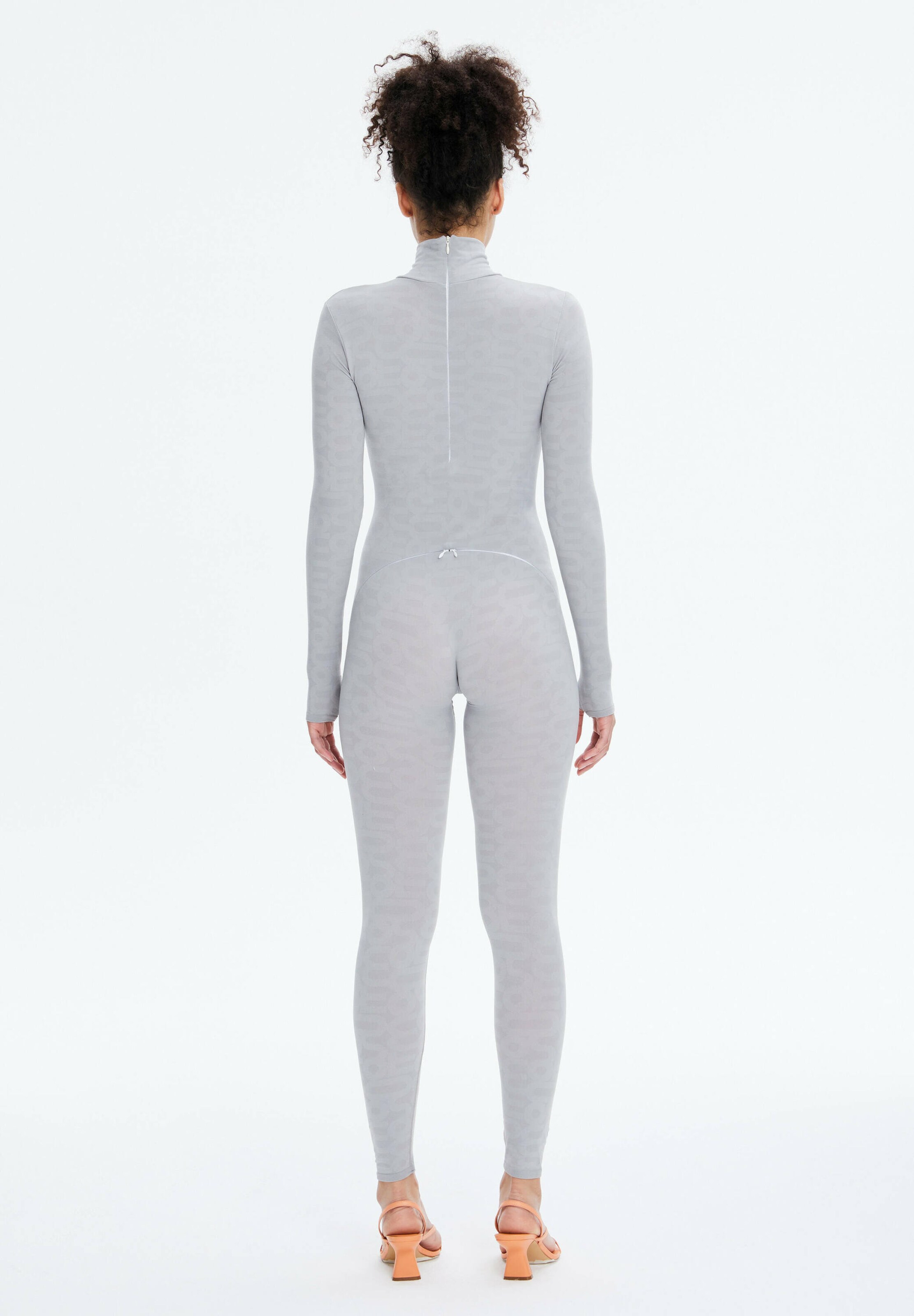 Frauen Sportbekleidung MONOSUIT Sportanzug in Grau - AG96216 Frauen Sportbekleidung MONOSUIT Sportanzug in Grau - AG96216