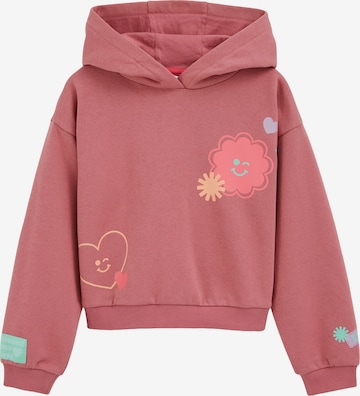 rožinė WE Fashion Megztinis be užsegimo: priekis