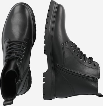 Bianco Lace-Up Boots 'Gil' in Black