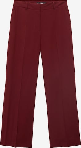 MANGO Nohavice s pukmi 'CARLOS' - Červená: predná strana