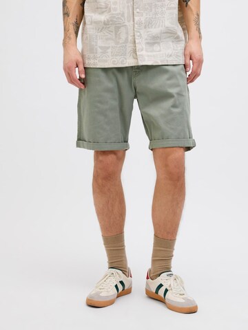 JACK & JONES - regular Vaquero 'JJIRick' en verde: frente