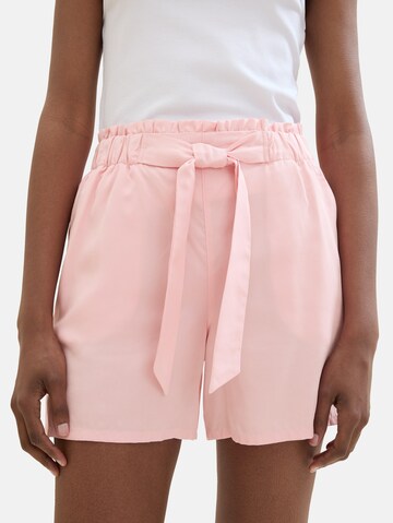 TOM TAILOR DENIM Regular Broek in Roze