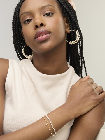 Boucles d'oreilles 'Milba' Luxenter en blanc