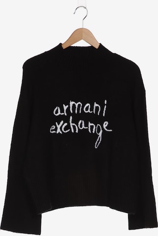 ARMANI EXCHANGE Sweater & Cardigan in L in Black: front