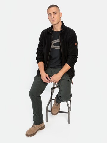 CAMEL ACTIVE Fleecejacke aus recyceltem Polyester in Schwarz