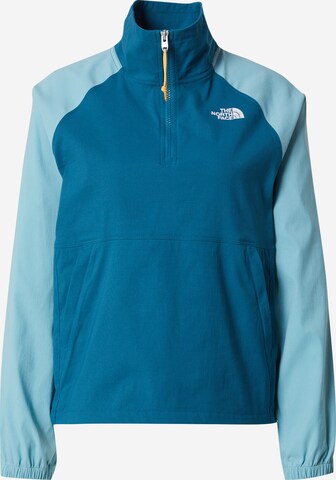 THE NORTH FACE Outdoorjas 'W CLASS V PULLOVER' in Blauw: voorkant