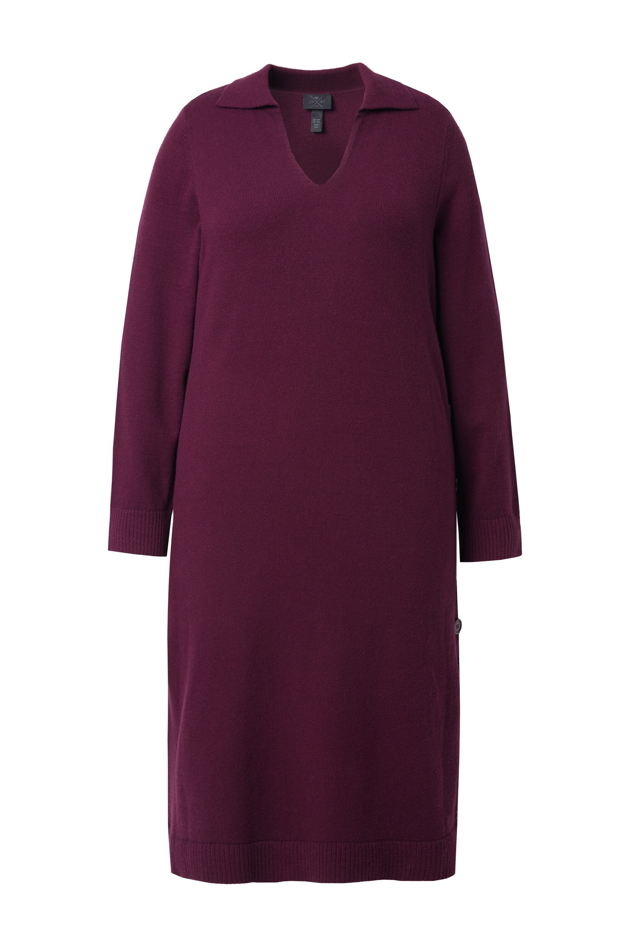 Ulla Popken Knit dress in Red: front
