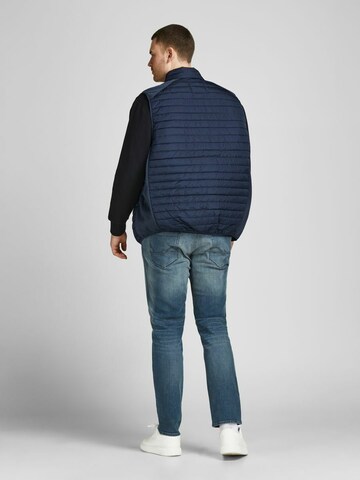 Jack & Jones Plus Weste in Blau