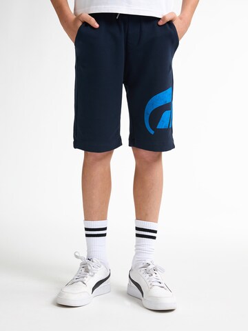 Petrol Industries Regular Shorts 'Gran Turismo' in Blau: Vorderseite
