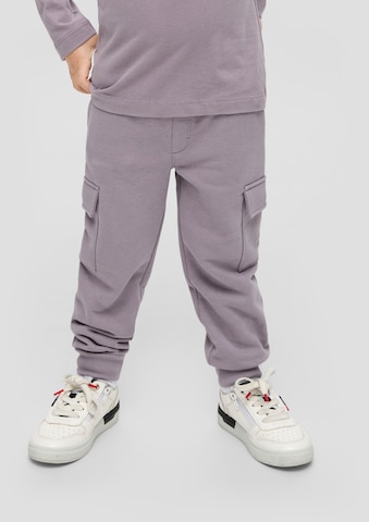 s.Oliver Tapered Pants in Purple: front