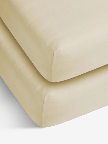 Aspero Spannbettlaken in Beige: Vorderseite