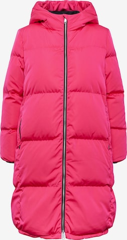 Y.A.S Winter Coat 'Milly' in Pink: front