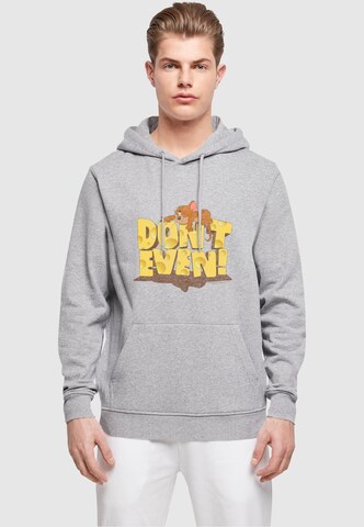 ABSOLUTE CULT Sweatshirt 'Tom and Jerry - Don't Even' in Grijs: voorkant