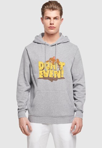 ABSOLUTE CULT Sweatshirt 'Tom and Jerry - Don't Even' in Grau: Vorderseite
