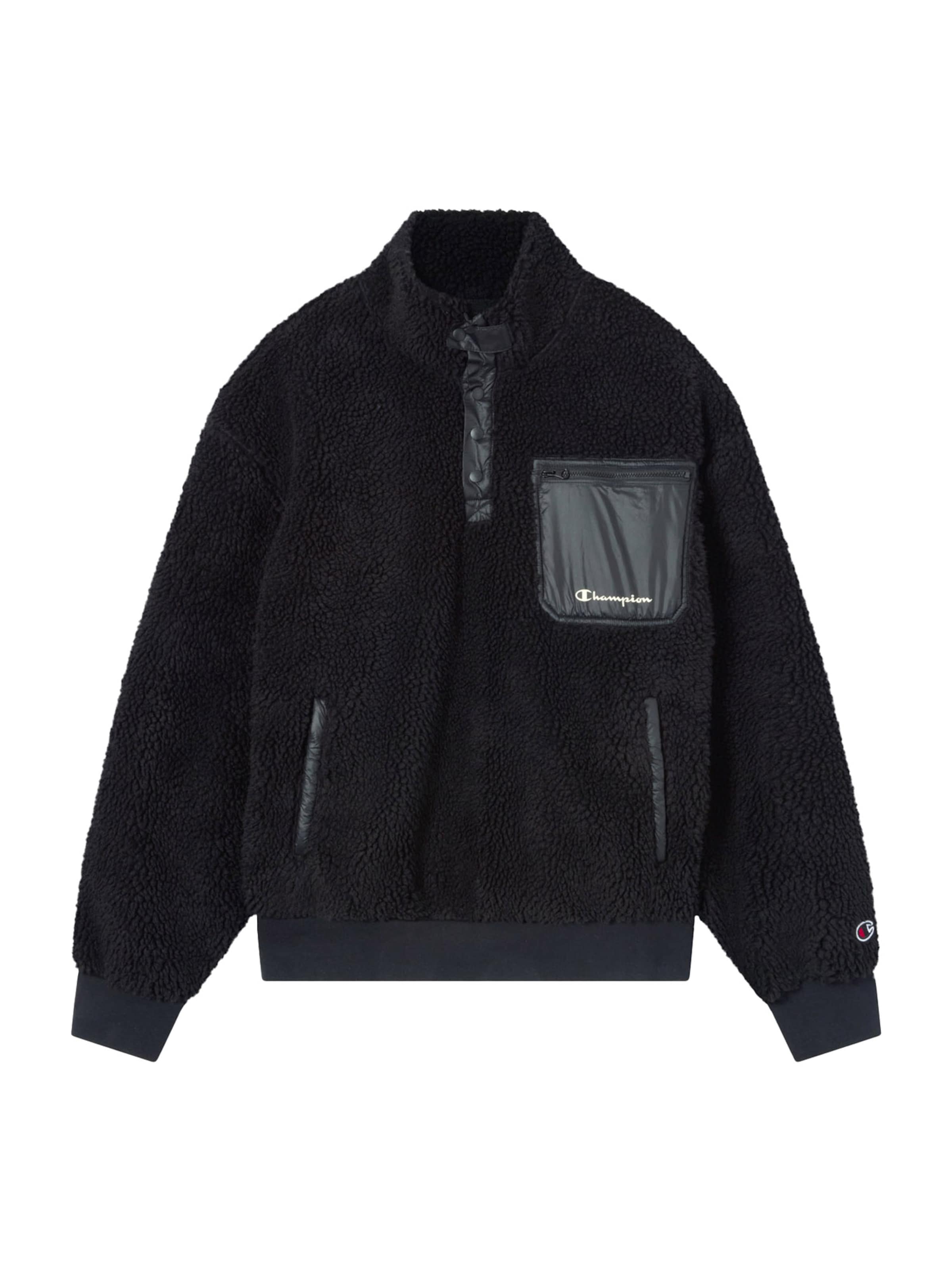 Champion Authentic Athletic Apparel Μπλούζα φούτερ σε μαύρο: μπροστά