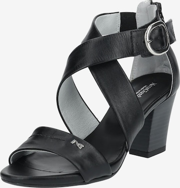 Nero Giardini Strap Sandals in Black: front