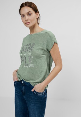 CECIL - Camiseta en verde