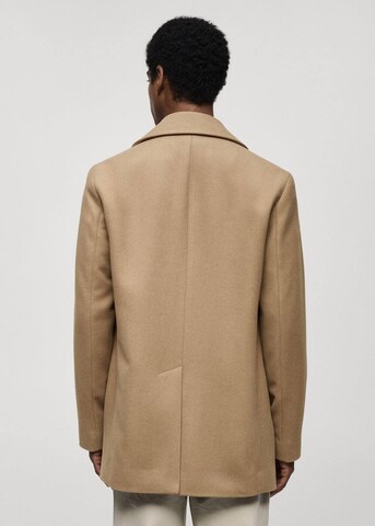 MANGO MAN Between-Seasons Coat 'Tinof' in Brown