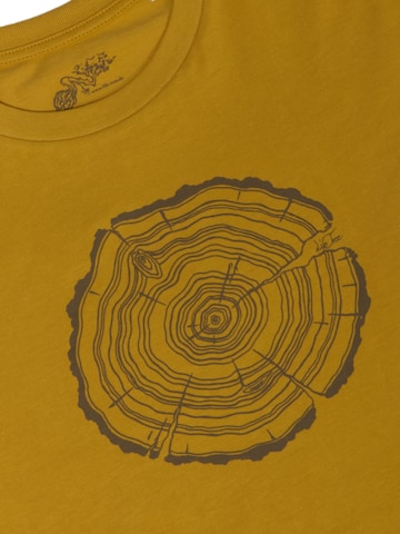 Life-Tree Shirt 'Fairwear Organic Treeslice' in Brown