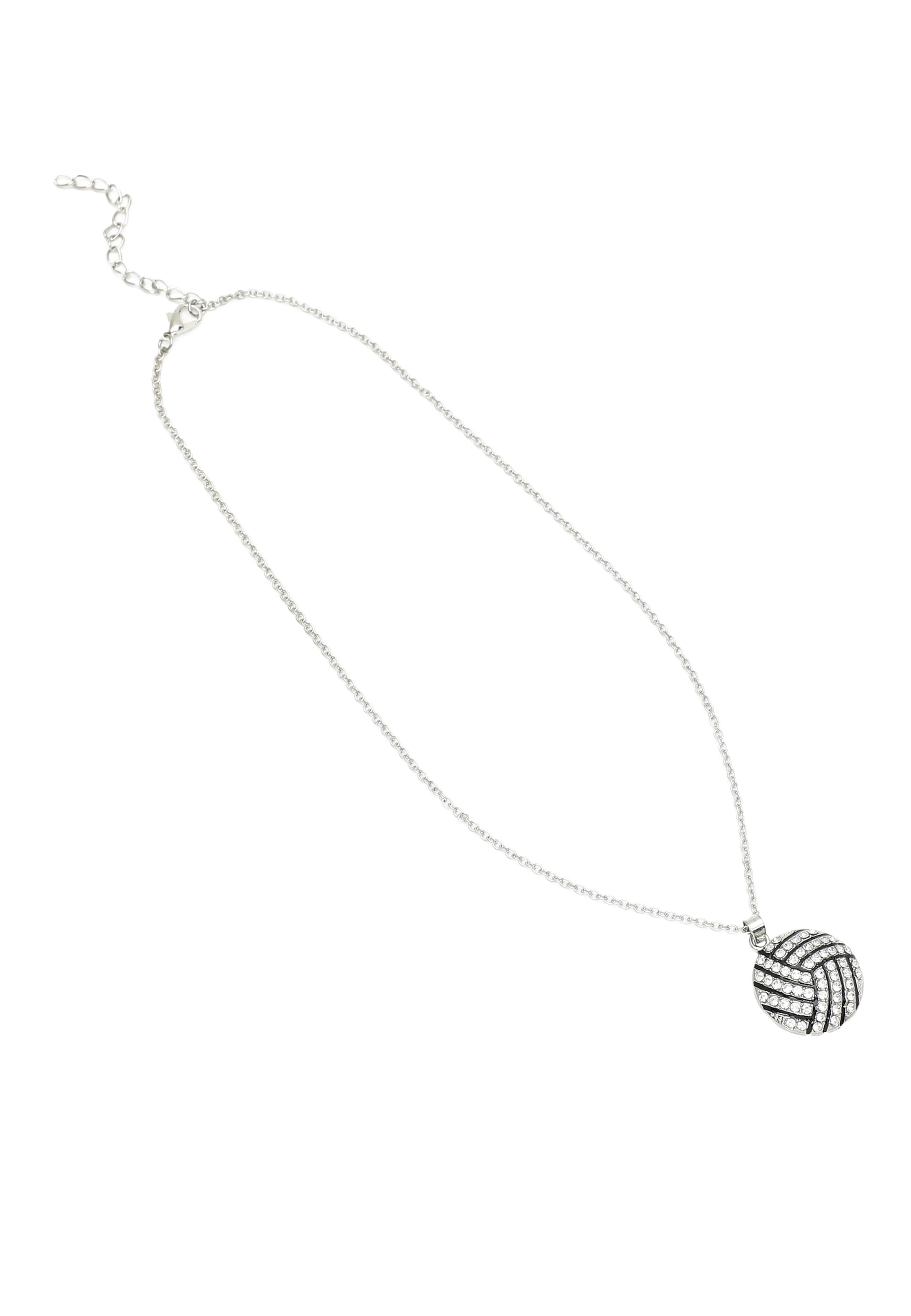 SOHI Ketting ' Annitta ' in Zilver: voorkant