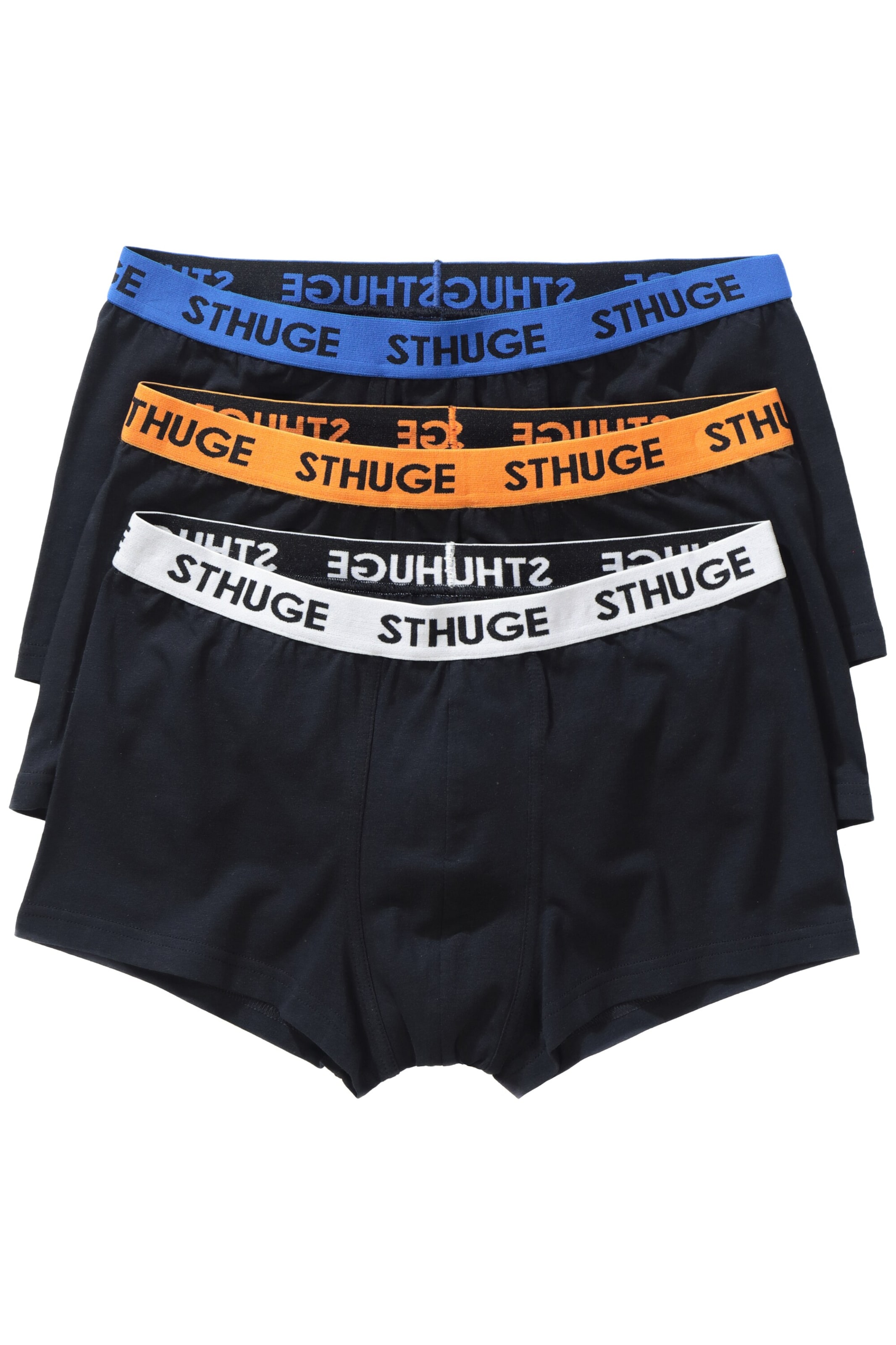 STHUGE Boxershorts in Zwart: voorkant