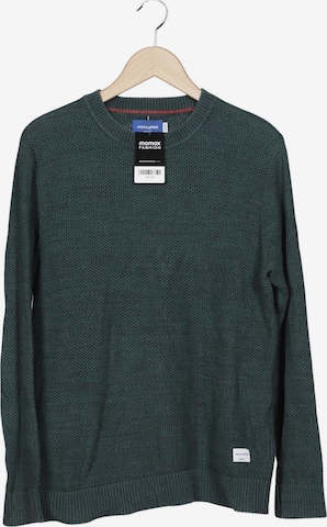 JACK & JONES Sweater & Cardigan in L in Green: front