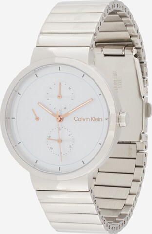 Calvin Klein Analoginen kello 'CREATE' värissä hopea: edessä