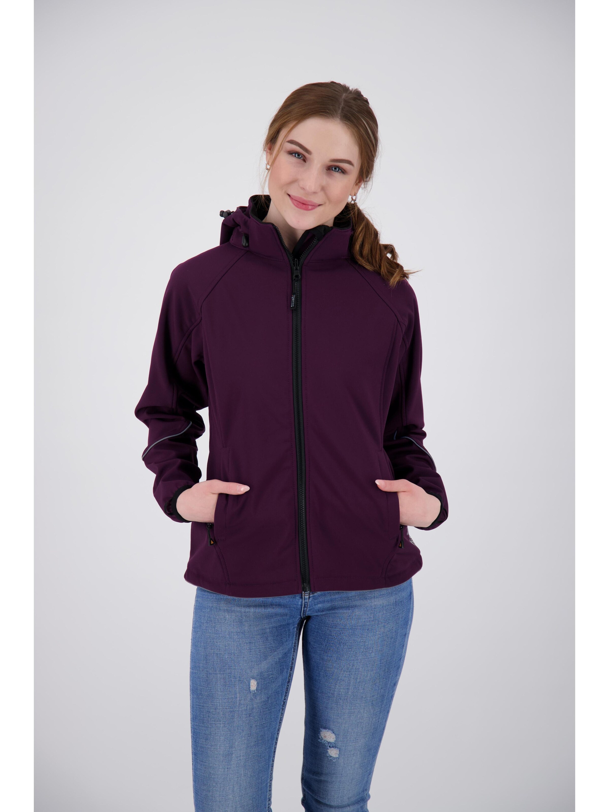 deproc Übergangsjacke 'NIGEL PEAK'‌‌‌‌‌‌‌‌‌‌ in Lila: Vorderseite