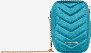 Carlo Colucci Crossbody Bag in Blue: front