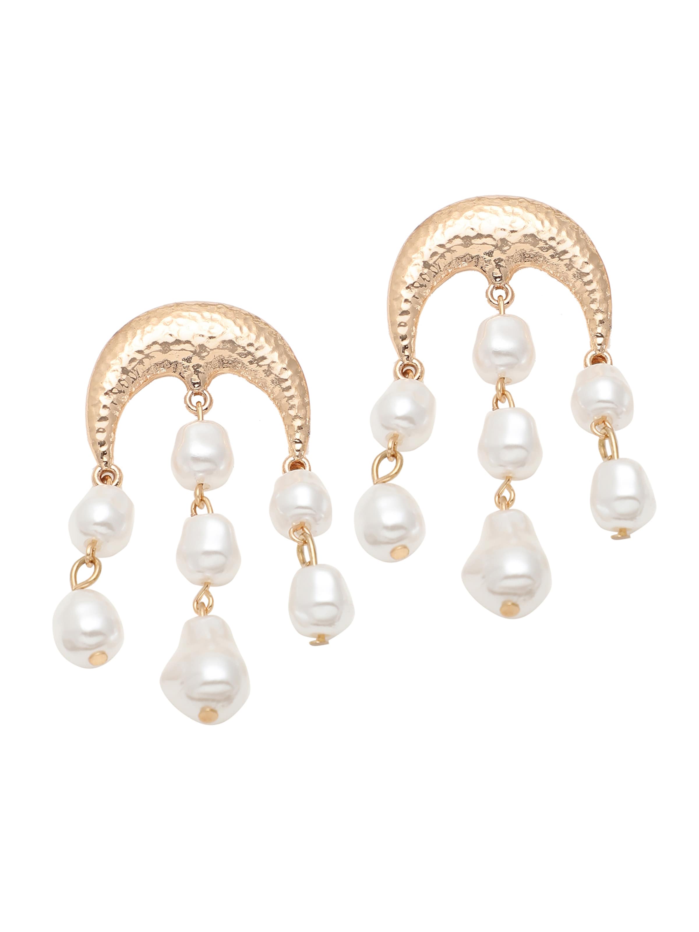 SOHI Örhängen 'Pappu' i guld: framsida