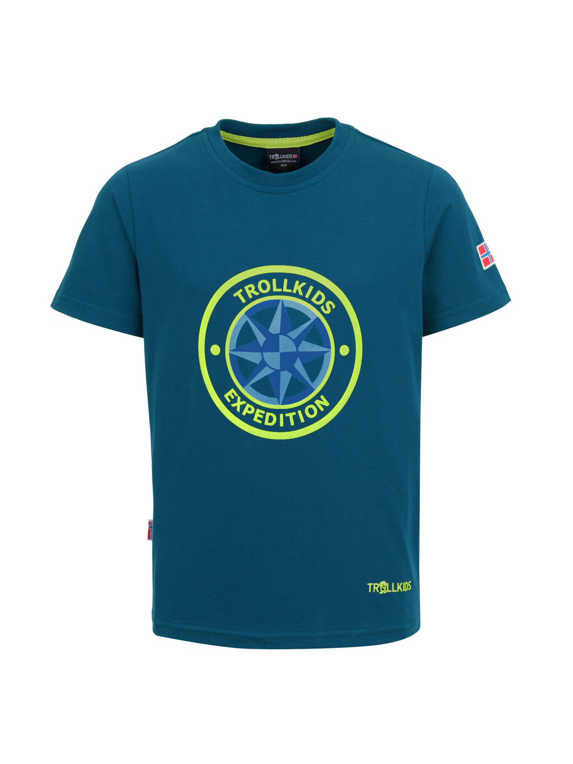 TROLLKIDS Performance Shirt in Green: front