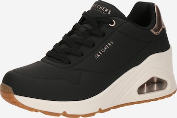 Baskets basses 'UNO WEDGE - HI STEPS' SKECHERS en bleu : devant
