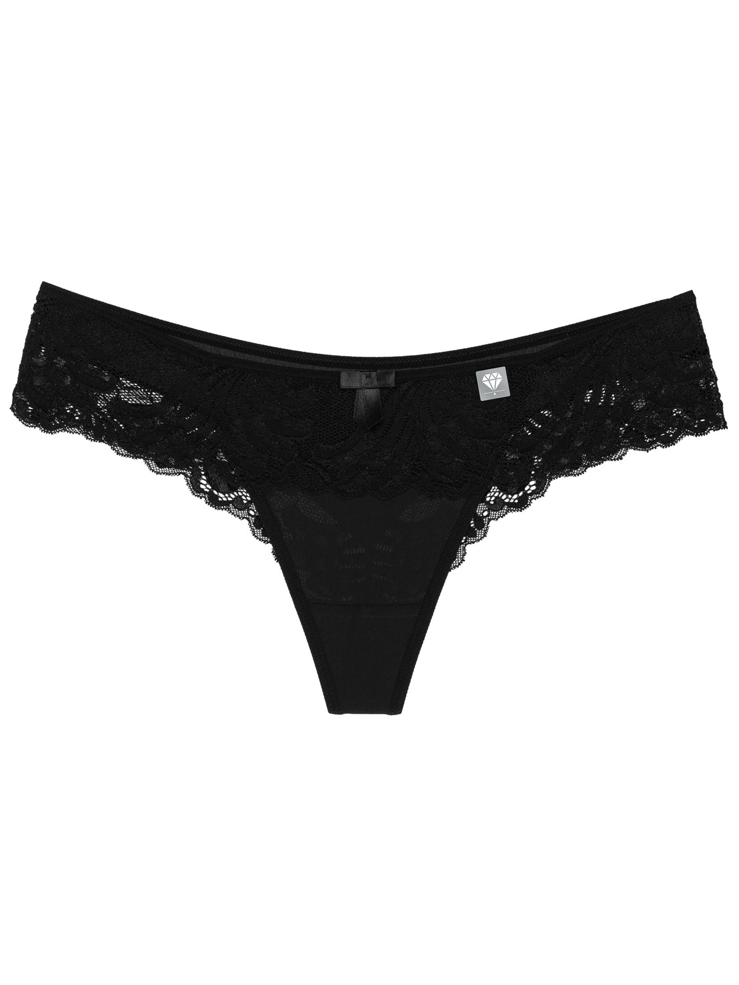 Wolbar Slip 'diamond 3503'‌‌‌‌ in Schwarz: Vorderseite