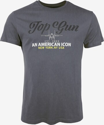 TOP GUN Shirt in Blauw: voorkant