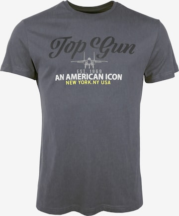 TOP GUN Shirt in Blue: front